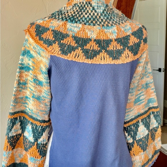 Free People Multicolor Cowl Neck Sweater - Picture 4 of 5